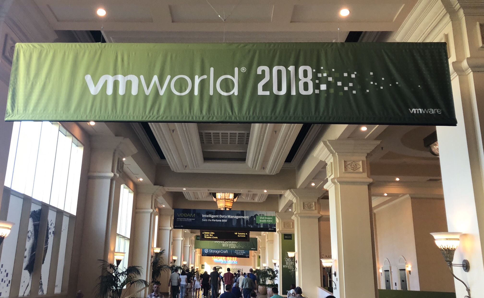VMworld 2018 – Day 1 Recap – No Blinky Blinky